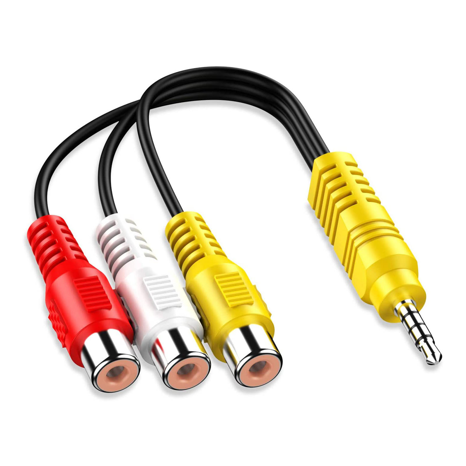 5m 3 Rca Mannelijke Naar Vrouwelijke Plug Splitter Audio Video Av Adapter Uitbreidingskabel Dvd